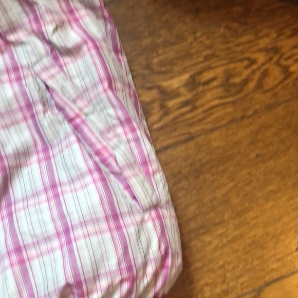 North Face Reversible Purple Plaid Puffer Ski Coat Winter Jacket - Picture 4 of 7